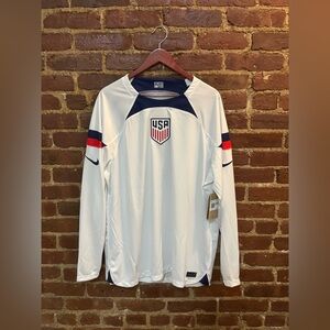 Nike USMNT 22/23 Away Jersey Long Sleeve (XXL - NWT) - Qatar 2022